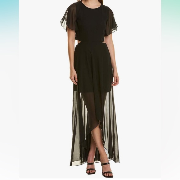 Ali & Jay Black Cutout High Low Dress Size XS - Picture 1 of 12